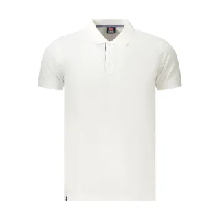 Norwegen 1963 Weißes Baumwolle Herren Polo-Shirt