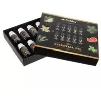 Ruhhy Duftöl Aromatherapie Set - 10 Ätherische Öle für Entspannung und Wellness (Duftöl-Set, 10-St., 10x 15ml Ätherische Öle Set), 10er-Set: Entspannung, Wellness, Aromatherapie