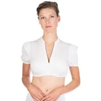 MarJo Dirndlbluse Dirndlbluse - TREFFELSTEIN - weiß