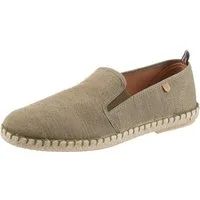 VERBENAS TOM MALI Slipper Schlupfschuh, Urlaubsschuh, Flat mit Bast-Sohlenumrahmung
