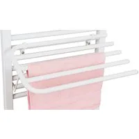 Aqualine Handtuchstange Handtuchtrockner 4-Fach für Heizkörper, Universalklemmung, Länge 50cm, Aqualine-25-03-SV450