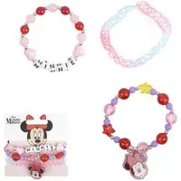 Disney Minnie Mouse Schmuckset Kinderarmband – Mädchen Armband & Kinderschmuck mit Motiv