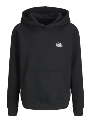 JACK&JONES - JCOFLARE BACK PHOTO PRINT SWEAT HO JNR black - Gr. - 152