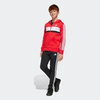 adidas Sportswear Trainingsanzug SEASONAL ESSENTIALS TIBERIO 3-STREIFEN KIDS (2-tlg)