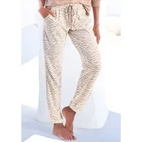 LASCANA Schlafhose Uni oder mit tollem Animal-Print