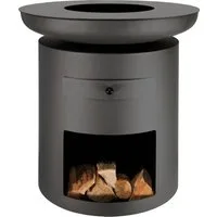 Buschbeck Holzkohlegrill Sioux, ØxH: 80x88cm, eine wandelbare Feuerstelle, aus robustem Material