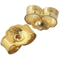 NKlaus Ohrstecker-Verschluss 1paar 585 Gelbgold Gegenstecker Ohrstecker Ohrstop (1 Paar)