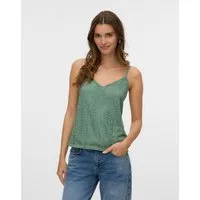 Vero Moda Spaghettitop VMMAYA V-NECK SINGLET TOP JRS Materialmix, regular fit