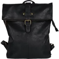 MIRROSI Rucksack Damen Tagesrucksack aus Kunstleder (32 x (40 + 5) x 8 cm), aus hochwertigem Kunstleder, Rucksack, Daypack