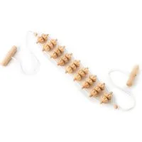 Habys Massageliege Holz-Massagegerät für Rücken, Maderotherapie & Lymphdrainage