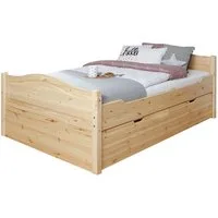 Ticaa Bettgestell Einzelbett "Leni" 120x200 Kiefer Natur
