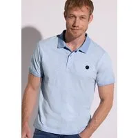 STREET ONE MEN Poloshirt in washed Optik