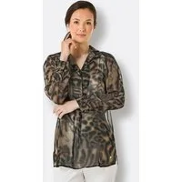 creation L Klassische Bluse Seiden-Longbluse Langarm