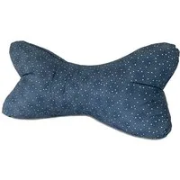 Dr. Berger Living Nackenkissen Dr. Berger Leseknochen Spaceblue mit Tupfen 40 x 16 cm