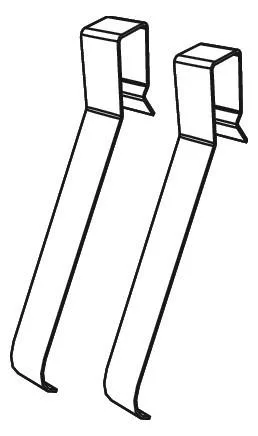 Tece -Ersatzteil Tastenfedern für TECEsquare, 2er-Set, 9820253 9820253