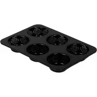 Kaiser Backform Brötchenform Inspiration perforiert, 28x19 cm, Antihaft, 6 Brötchen