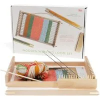 Rex London Lernspielzeug Kinder Webstuhl Set inkl. Garn Zubehör für kreatives Basteln ab 6