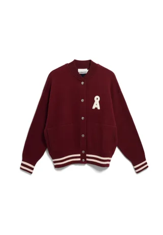 Armedangels - ICONIC Å BOMBER JACKET velvet red-tinted navy - Gr. - S