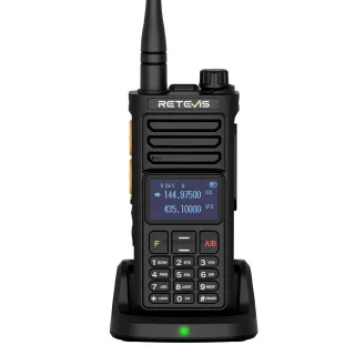 Retevis RA89R 10W Walkie Talkie Dual Band 200 Channels Wireless Mobile Programming 2800mAh Long Battery Type-C Charging