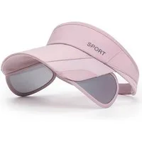 Zaewry Sonnenhut Sommer-Sonnenhut – Verstellbare Golfkappe für Damen mit einziehbarem Schirm, UV-Schutz, Strand-/Tennis-Sporthut