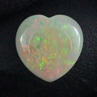 1,69 ct White Opal Multicolor Vollopal aus Coober Pedy Fire