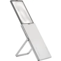 Eschenbach Optik Taschenlupe easyPOCKET XL, 1-tlg., Einschlaglupe mit echter 2,5x-Vergrößerung, mit eingebauter Halterung