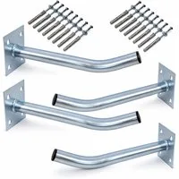 PremiumX Lautsprecherständer 4x Autoreifen Wandhalter 35cm für Reifen Wandhalterung Schraubensatz