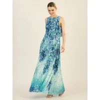 Apart Abendkleid mit allover Blumendruck