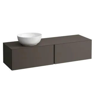 LAUFEN Waschtischunterschrank und Waschtischplatte ALESSI 500x1600x370 H4303520974291