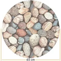ANRO Schaum-Badematte Antirutschmatte Weichschaummatte Badezimmer Entspannung, Höhe 5 mm, wasserdurchlässig, pflegeleicht, Rillen, rutschhemmend, Drainage Effekt, strapazierfähig, Praktisch, Weich, Rutschhemmend, Schnelltrockend, mit Drainagelöchern,