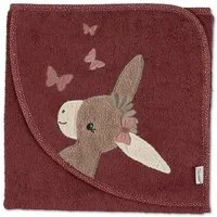Sterntaler® Badetücher Kapuzenbadetuch 80x80 cm ESEL Emmily, Frottee (1-St), Kapuzen-Badetuch aus Frottee mit Esel Emmily Stickmotiv, 80 x 80 cm