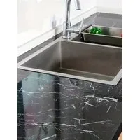 HomeBella Küchentapete Abwaschbare Tapete selbstklebend Feuchtigkeitsresistent DIY Wanddesign