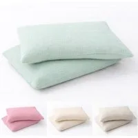 BABEES Kissenbezüge 2-er Set Kissenbezug 40x60 / 30x50 cm 100% Musselin Baumwolle 150 g/qm, Kissenbezüge Kissenhülle Kinderbettwäsche Kinderzimmer Creme Beige
