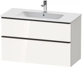 Duravit D-Neo Waschtischunterbau wandhängend Weiß Hochglanz 1010x462x625 mm - DE43630BD220000 DE43630BD220000
