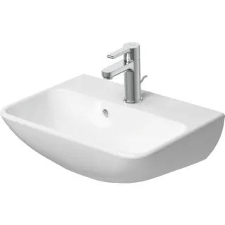 Duravit ME by Starck Waschtisch 0719450010 45 x 32 cm, weiss, ohne Hahnloch, mit Überlauf