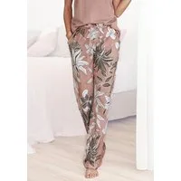 LASCANA Schlafhose mit floralem Druck