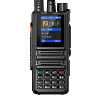 ABBREE GP-889 Dual Mode Walkie Talkie Zello 4G Radio UHF 400-470MHz WiFi Bluetooth Type-C Long Range Dual PTT Buttons Ha