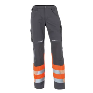 KÜBLER REFLECTIQ Hose Klasse 1 warnorange/anthrazit 27K - 2208 8340-3797-27K