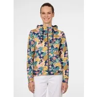 Ragwear Sweatjacke PARYA PRINT aus Baumwollmischung, normale Passform, hochschließender Kragen
