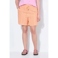 Studio Untold Shorts Shorts Wide Legs Stripes Struktur Elastikbund