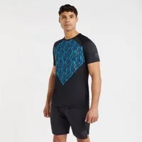 Umbro T-Shirt Pro Training Graphic Jersey (100% Polyester) schwarz/blau Herren