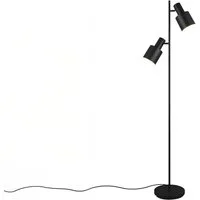 TRIO Leuchten LED Stehlampe, Dimmfunktion, LED wechselbar, Warmweiß, Stehend-e Leselampe für Lese-ecke mit 2 schwenkbaren Spots, Höhe 161cm