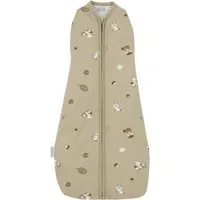 Meyco Baby Babyschlafsack Forest Animals Sand (100% Baumwolle, 1 tlg), 70cm
