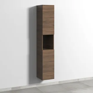 Sanipa 3way Hochschrank mit 2 Türen und 1 offenem Fach, Eiche-Arizona SM11380