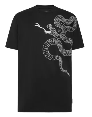 T-Shirt Rundhalsausschnitt Ss Snake