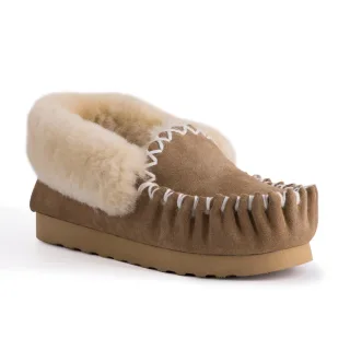 Aus Wooli Australia Hand genäht Womens Schaffell Mokassin