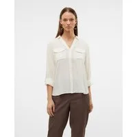 Vero Moda Hemdbluse VMBUMPY LS GLITTER SHIRT WVN GA NOOS Viskosemischung, regular fit