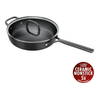 ZWILLING Milano Schmorpfanne mit Glasdeckel 28 cm, Aluminium