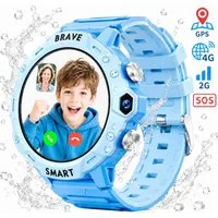 Vashoy Kinder Smartwatch 4G – mit HD-Videoanruf, KI-Echtzeitortung Smartwatch (4 cm/1.38 Zoll, RTOS) Spar-Set, 1-tlg., SOS-Notruf, IP67 wasserdicht, geschlossenes System ohne App-Store, für Jungen und Mädchen im Alter von 5 bis 16 Jahren