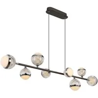 GLOBO LIGHTING LED Pendelleuchte UNTSY, LED fest integriert, Hängelampe/Hängeleuchte/Wohnzimmer/Esstisch/elegant